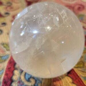 Clear Quartz Crystal Sphere